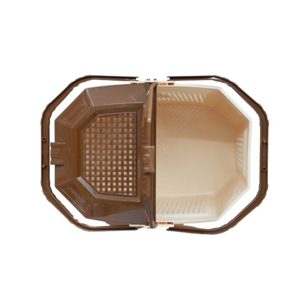 Pet Carrier Family Basket - Cream & Brown