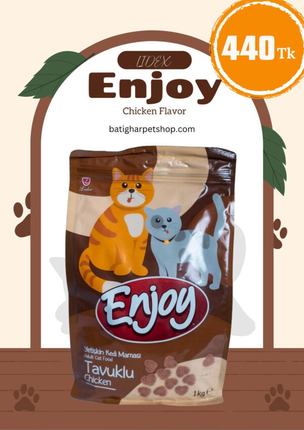 Enjoy Premium Adult Chicken Cat Food 1kg