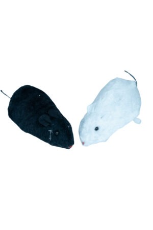 Cat Mice Toys Wind up Indoor Cat Plush Mouse Hunting Toy