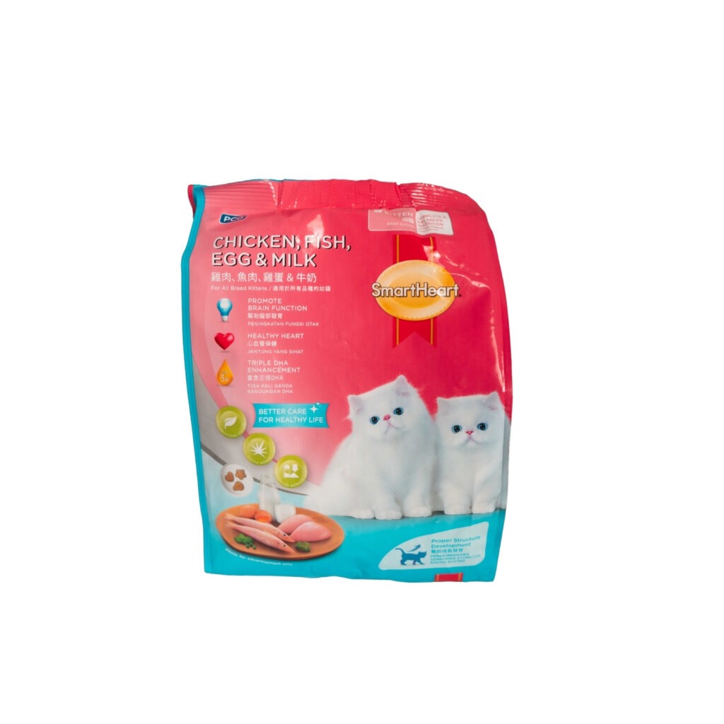 Smart Heart Cat Food Chicken, Fish, Egg & Milk Kitten