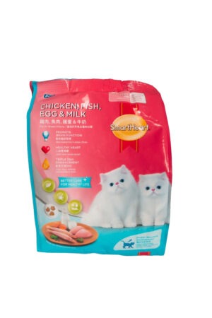 Smart Heart Cat Food Chicken, Fish, Egg & Milk Kitten