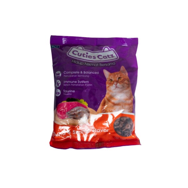 Cuties Catz Dry Cat Food Tuna And Shrimp Flavour 350gm