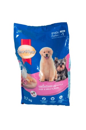 SmartHeart Puppy Dog Food Dry Beef & Milk 3kg