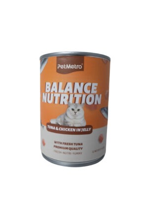 Pet Metro Cat Can Food Chicken & Tuna In Jelly 430gm