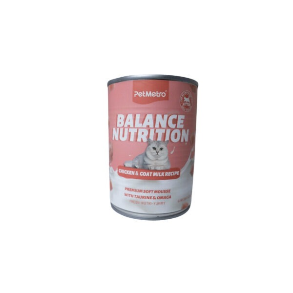 Cat Food Pet Metro Balance Nutrition chicken & Goat Milk jelly 430g