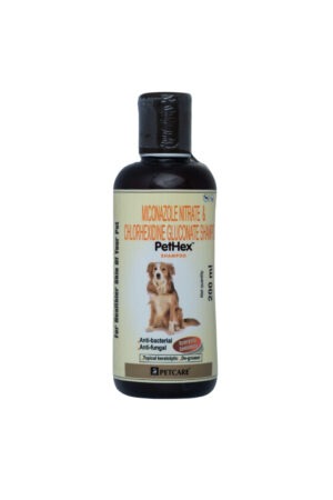 PetHex Medicated Shampoo for Cat And Dogs 200 ml PetHex